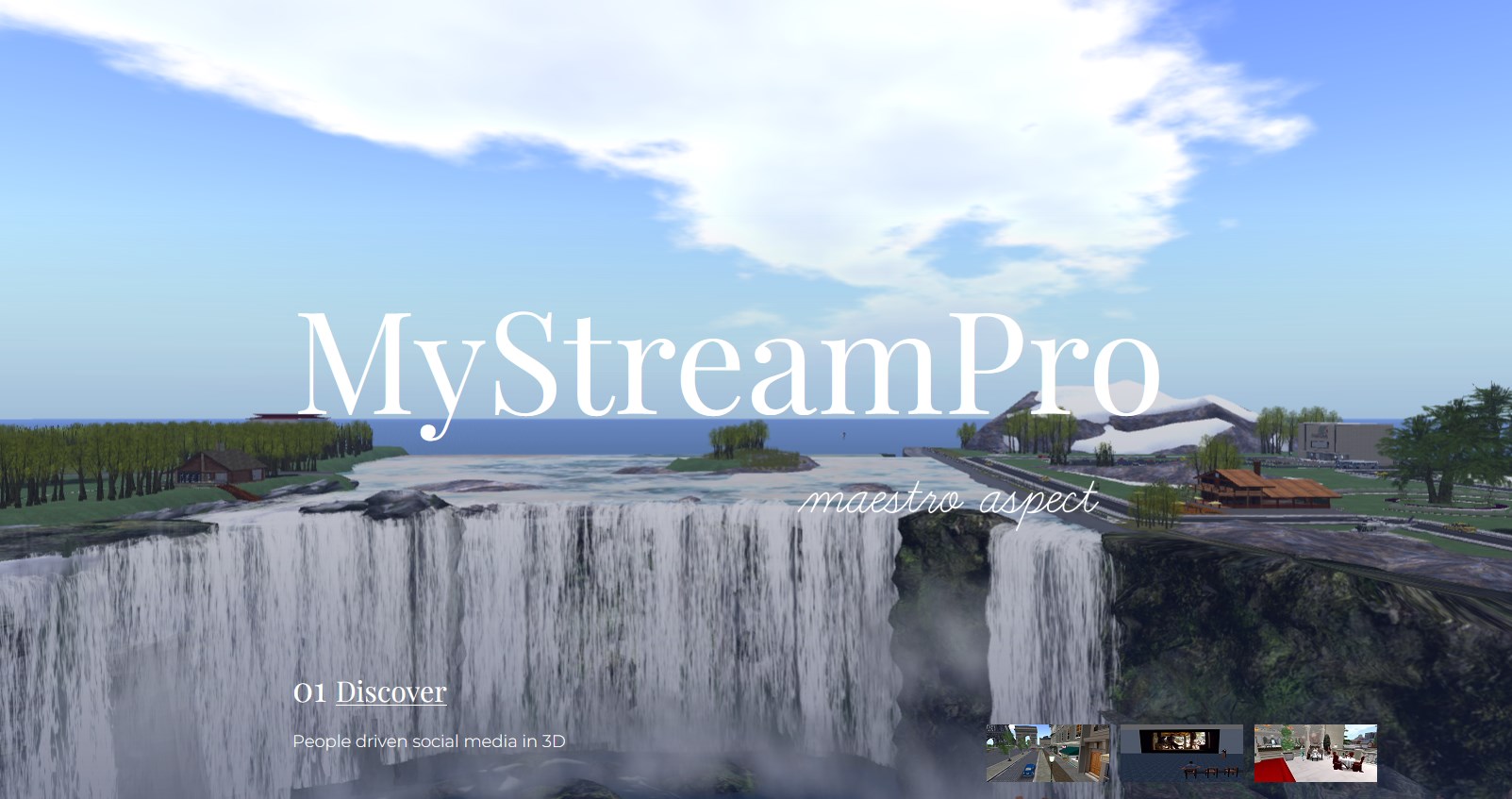Κύριο περιβάλλον MyStreamPro Cinema.