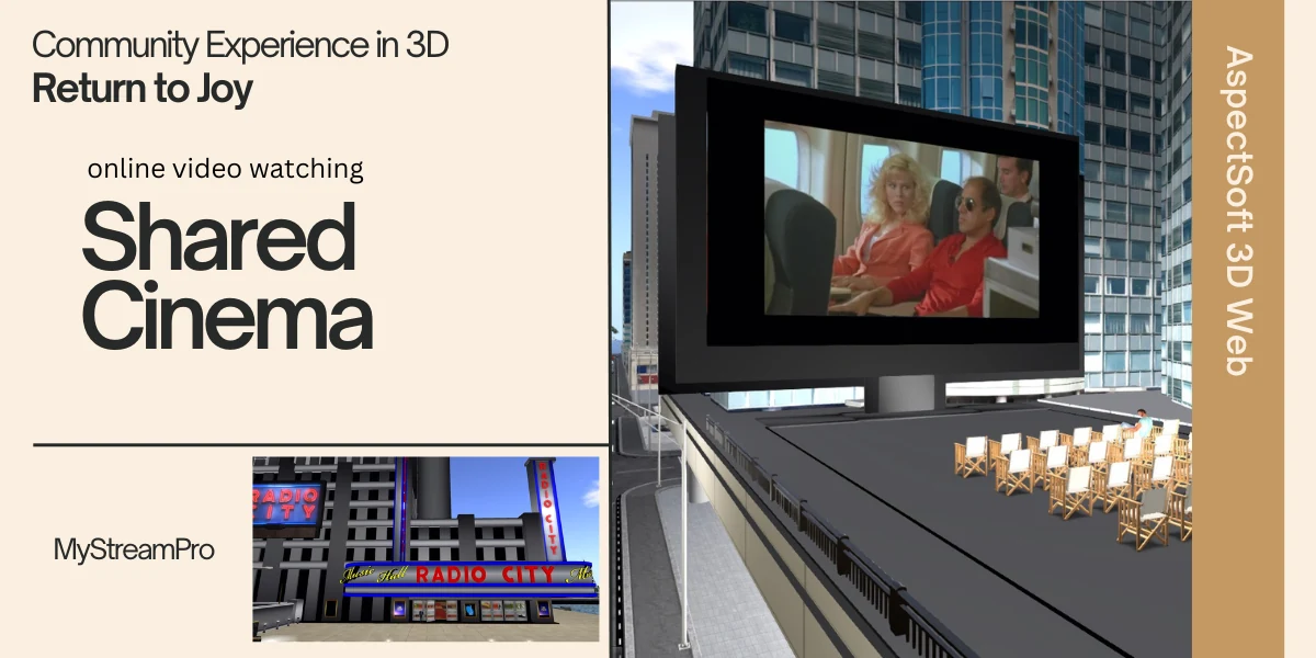 MyStreamPro Cinema — 3D virtual cinema